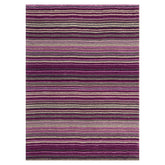 Carter Modern Striped Purple Rug - Pendle Village Furniture